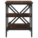 Mese laterale, 2 buc. stejar maro 40x42x50 cm lemn prelucrat - WALTI WALTI
