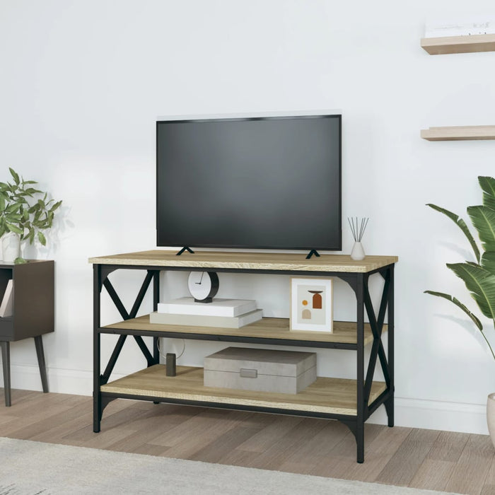 Comodă TV, stejar sonoma, 80x40x50 cm, lemn prelucrat WALTI
