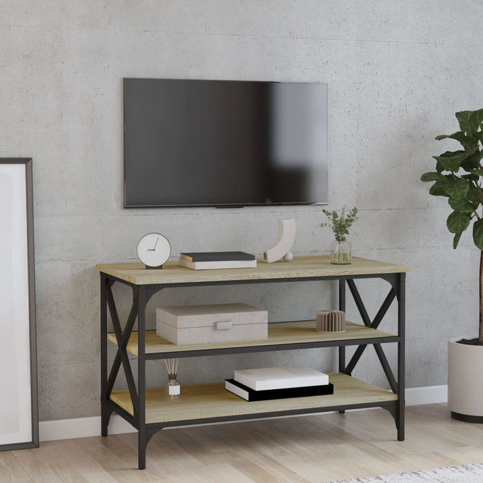 Comodă TV, stejar sonoma, 80x40x50 cm, lemn prelucrat WALTI