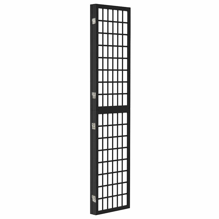 Paravan pliabil cu 3 panouri, stil japonez, negru, 120x170 cm - WALTI WALTI