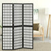 Paravan pliabil cu 3 panouri, stil japonez, negru, 120x170 cm - WALTI WALTI