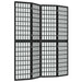 Paravan pliabil cu 4 panouri, stil japonez, negru, 160x170 cm - WALTI WALTI