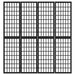 Paravan pliabil cu 4 panouri, stil japonez, negru, 160x170 cm - WALTI WALTI
