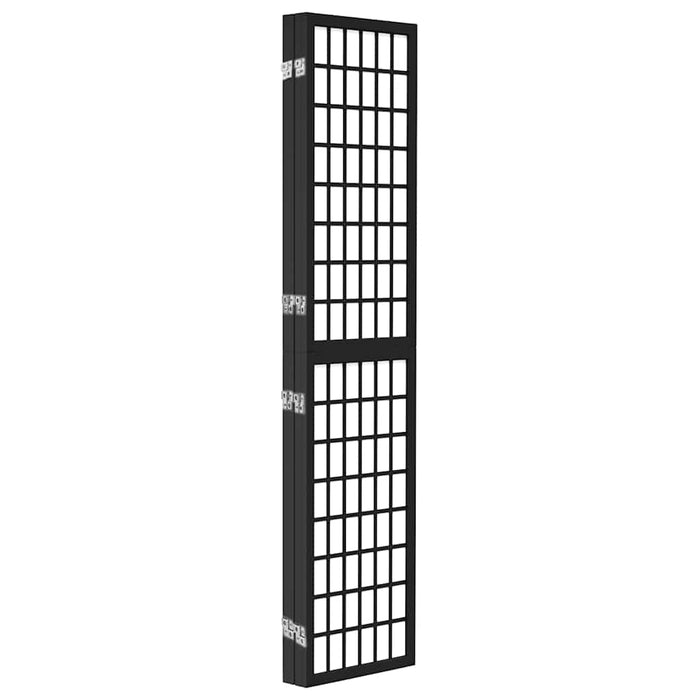 Paravan pliabil cu 4 panouri, stil japonez, negru, 160x170 cm - WALTI WALTI