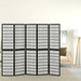 Paravan pliabil cu 5 panouri, stil japonez, negru, 200x170 cm - WALTI WALTI