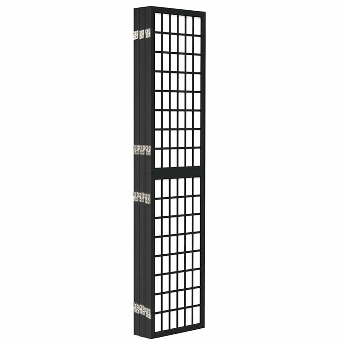 Paravan pliabil cu 6 panouri, stil japonez, negru, 240x170 cm - WALTI WALTI