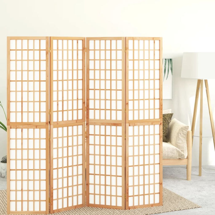Paravan pliabil de cameră, 4 panouri, 160x170 cm, stil japonez - WALTI WALTI