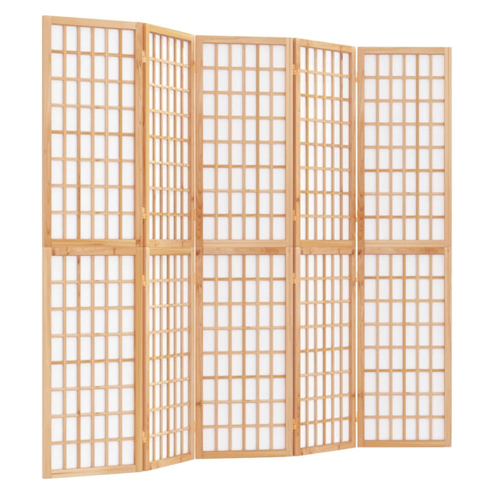 Paravan pliabil de cameră, 5 panouri, 200x170 cm, stil japonez - WALTI WALTI