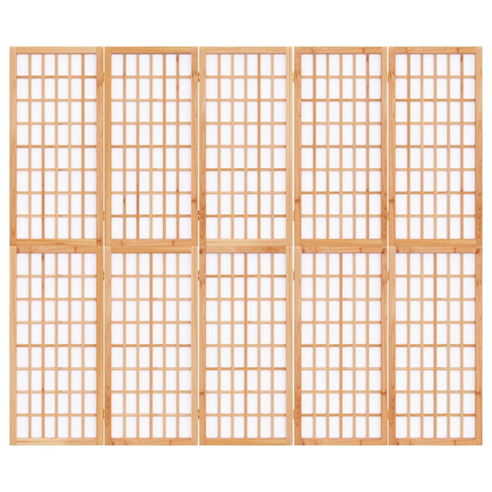 Paravan pliabil de cameră, 5 panouri, 200x170 cm, stil japonez - WALTI WALTI