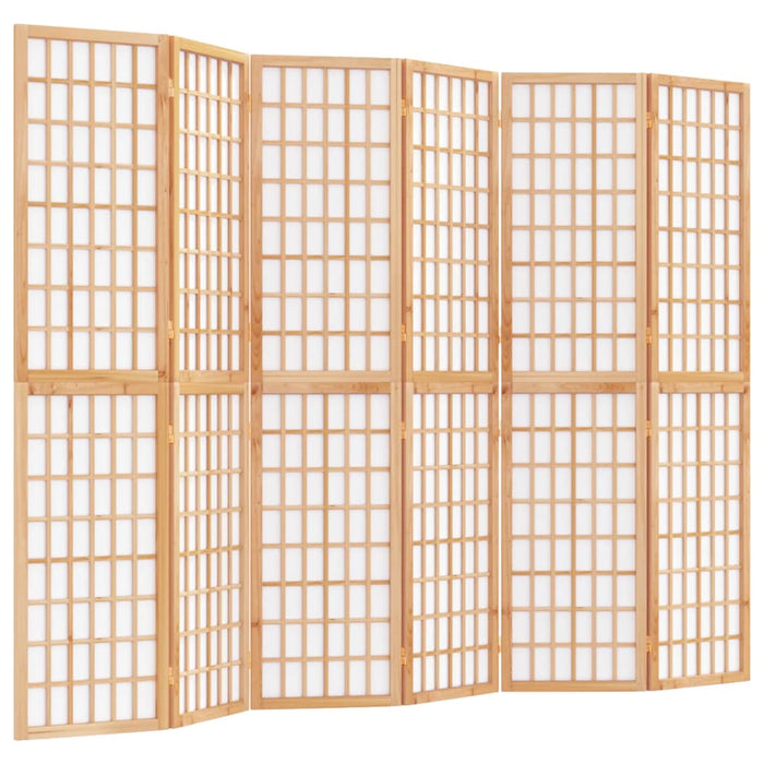 Paravan pliabil de cameră, 6 panouri, 240x170 cm, stil japonez - WALTI WALTI
