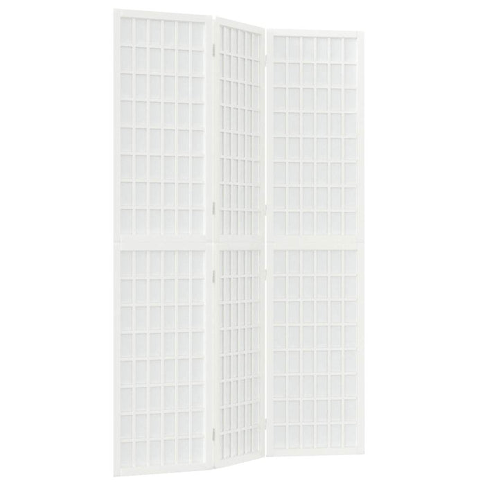 Paravan pliabil de cameră 3 panouri alb 120x170 cm stil japonez - WALTI WALTI