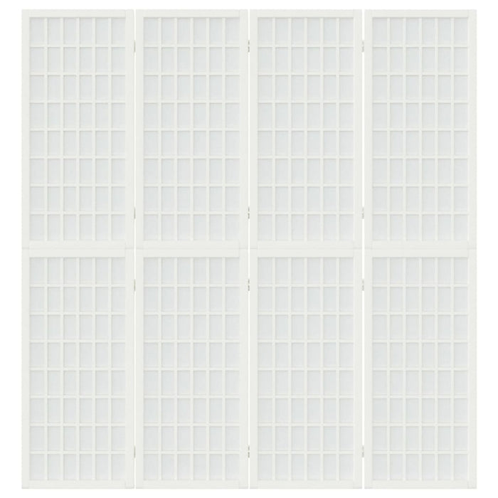 Paravan pliabil cu 4 panouri, stil japonez, alb, 160x170 cm - WALTI WALTI