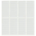 Paravan pliabil cu 4 panouri, stil japonez, alb, 160x170 cm - WALTI WALTI