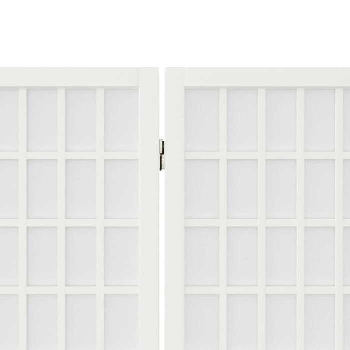 Paravan pliabil cu 5 panouri, stil japonez, alb, 200x170 cm - WALTI WALTI