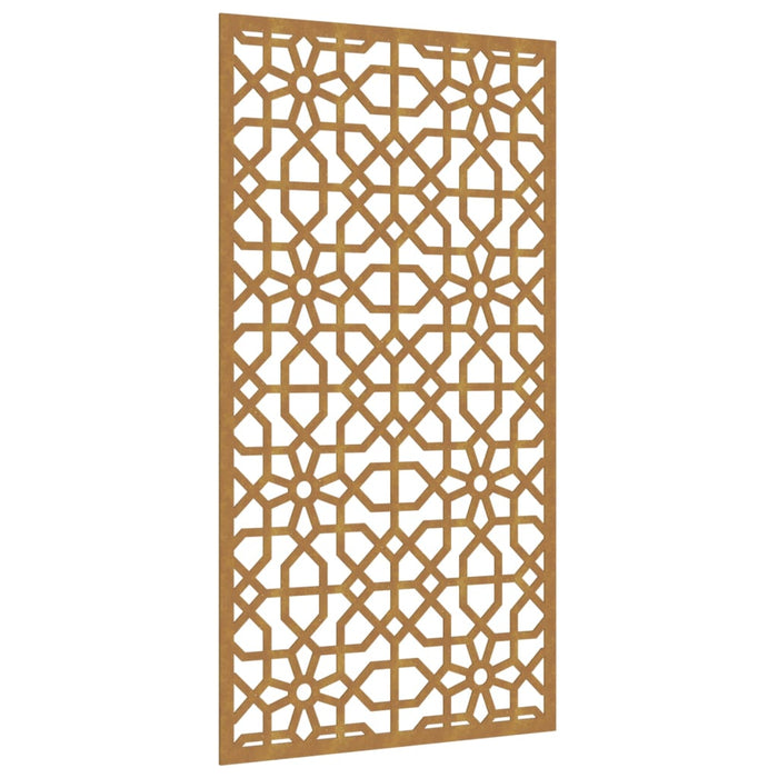 Decor perete de grădină 105x55 cm design Maur oțel Corten - WALTI WALTI