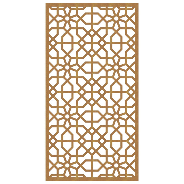 Decor perete de grădină 105x55 cm design Maur oțel Corten - WALTI WALTI