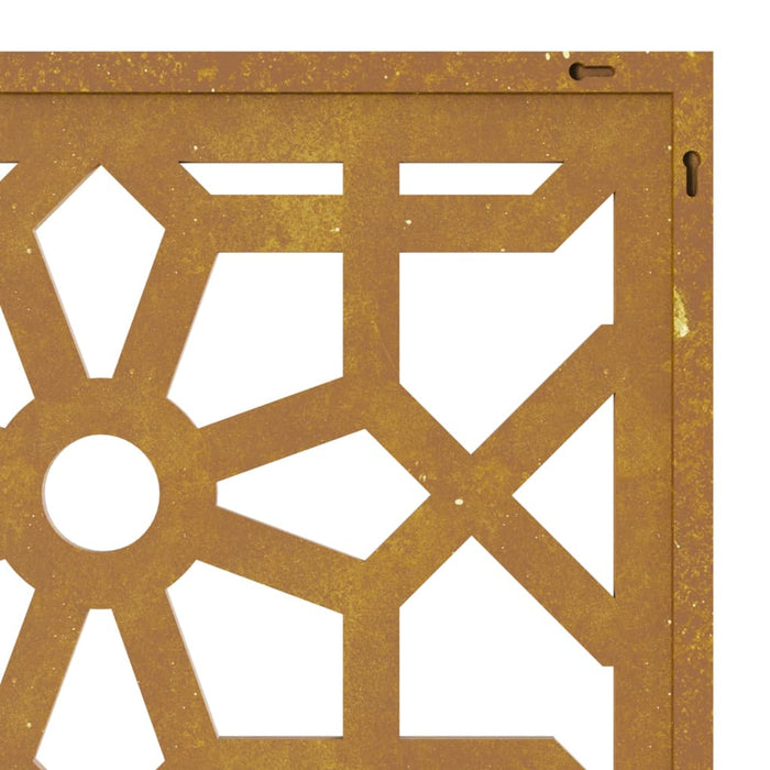 Decor perete de grădină 105x55 cm design Maur oțel Corten - WALTI WALTI