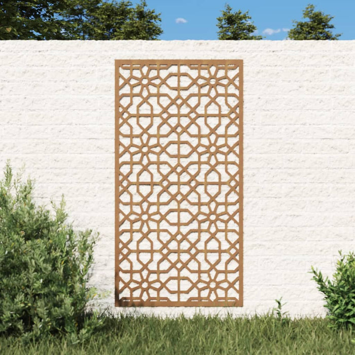 Decor perete de grădină 105x55 cm design Maur oțel Corten - WALTI WALTI