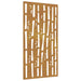 Decor perete de grădină 105x55 cm design bambus oțel Corten - WALTI WALTI