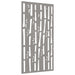 Decor perete de grădină 105x55 cm design bambus oțel Corten - WALTI WALTI