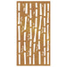 Decor perete de grădină 105x55 cm design bambus oțel Corten - WALTI WALTI