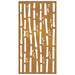 Decor perete de grădină 105x55 cm design bambus oțel Corten - WALTI WALTI