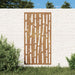 Decor perete de grădină 105x55 cm design bambus oțel Corten - WALTI WALTI
