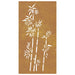 Decorație perete de grădină 105x55 cm design bambus oțel Corten - WALTI WALTI