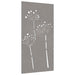 Decor perete de grădină 105x55 cm design flori oțel Corten - WALTI WALTI