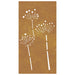 Decor perete de grădină 105x55 cm design flori oțel Corten - WALTI WALTI