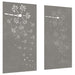 Decor perete grădină 2 buc. 105x55 cm design flori oțel Corten - WALTI WALTI