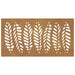 Decorație perete de grădină 105x55 cm design frunze oțel Corten - WALTI WALTI