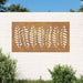 Decorație perete de grădină 105x55 cm design frunze oțel Corten - WALTI WALTI