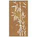Decorație perete de grădină 105x55 cm design bambus oțel Corten - WALTI WALTI