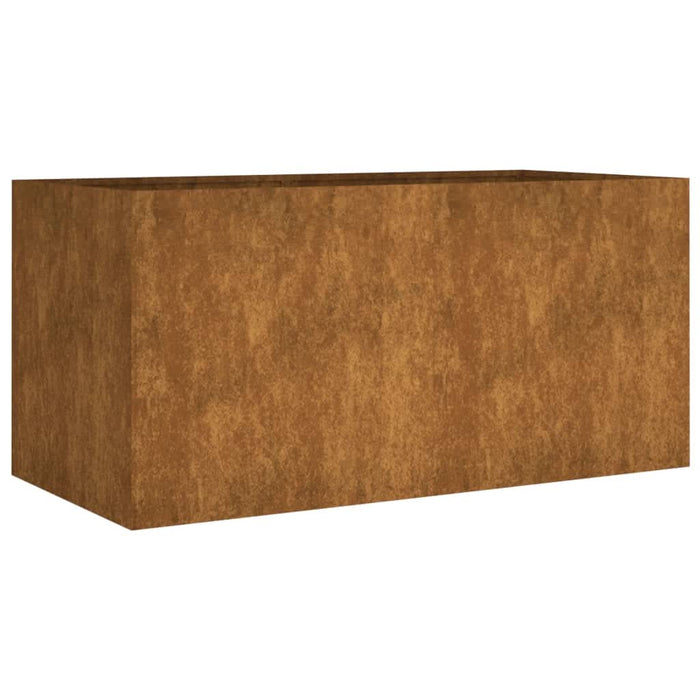 Jardinieră, 80x40x40 cm, oțel corten - WALTI WALTI