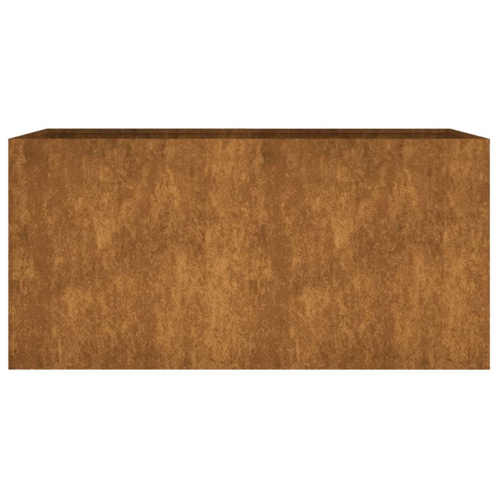 Jardinieră, 80x40x40 cm, oțel corten - WALTI WALTI