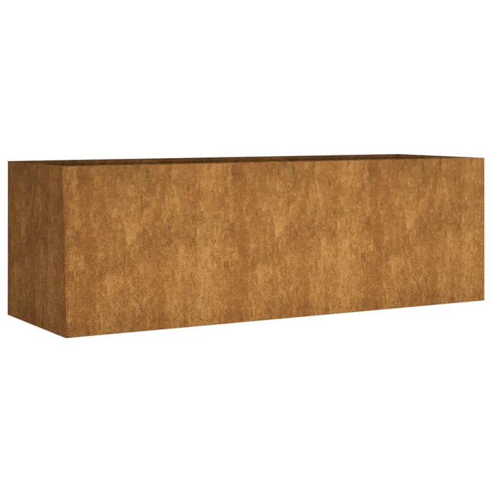 Strat înălțat de grădină, 120x40x40 cm, oțel corten - WALTI WALTI