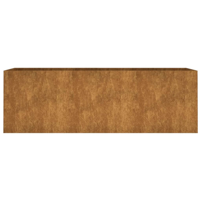 Strat înălțat de grădină, 120x40x40 cm, oțel corten - WALTI WALTI