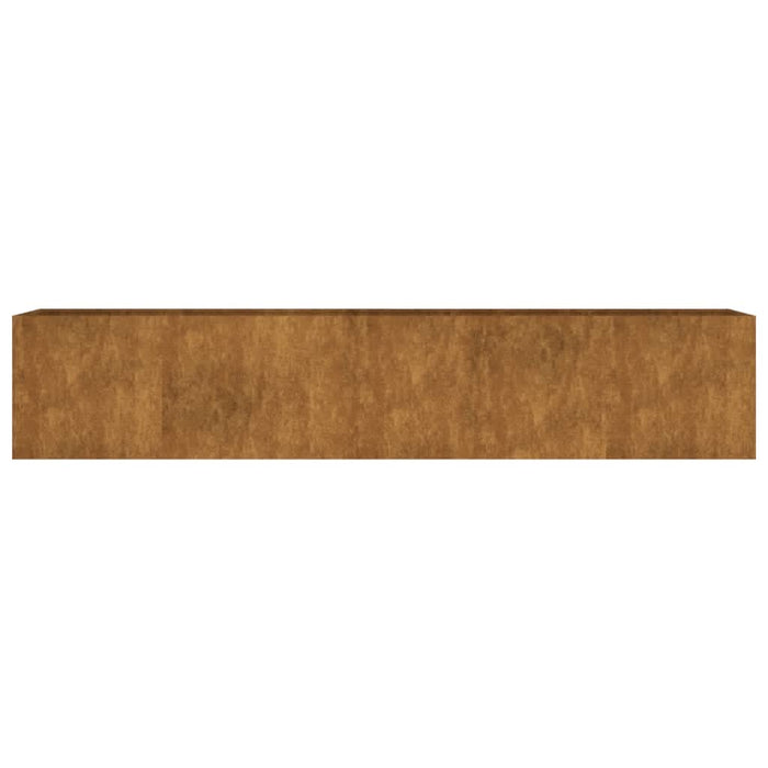 Strat înălțat de grădină, 200x40x40 cm, oțel corten - WALTI WALTI