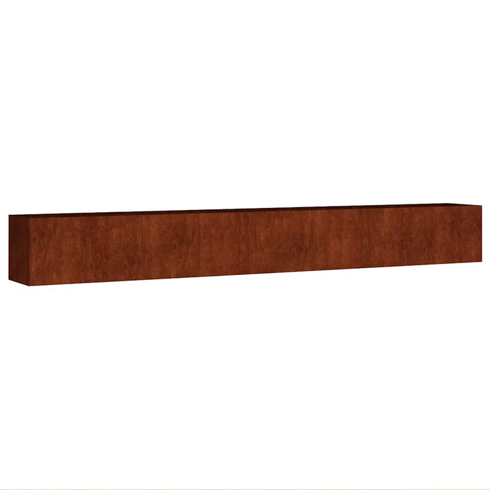 Strat înălțat de grădină, 360x40x40 cm, oțel corten - WALTI WALTI