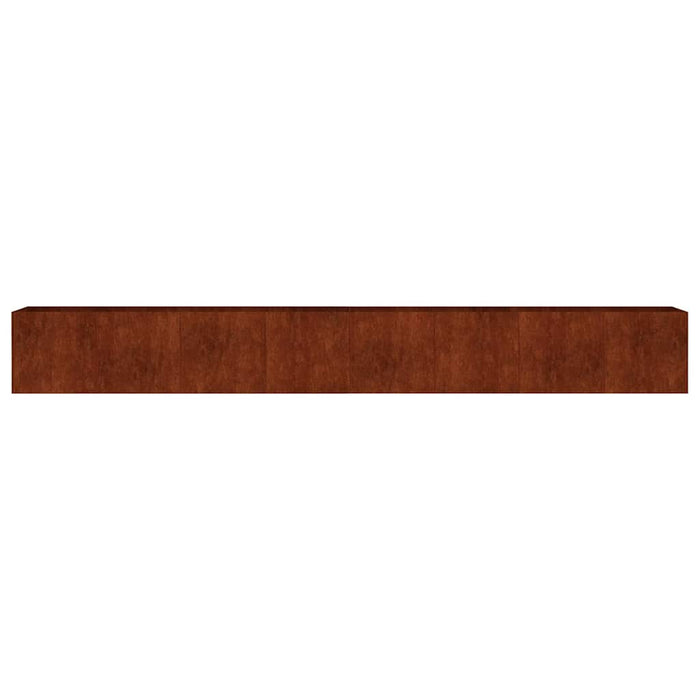 Strat înălțat de grădină, 360x40x40 cm, oțel corten - WALTI WALTI