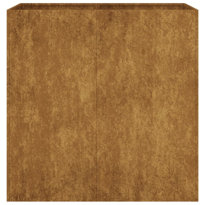Jardinieră, 80x40x80 cm, oțel corten - WALTI WALTI