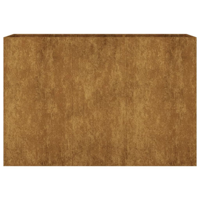 Strat înălțat de grădină, 120x40x80 cm, oțel corten - WALTI WALTI