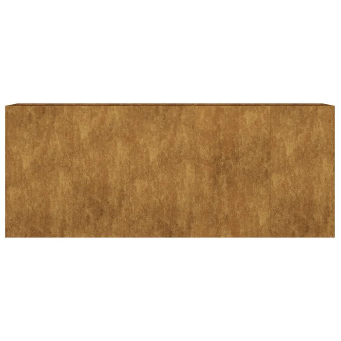 Strat înălțat de grădină, 200x40x80 cm, oțel corten - WALTI WALTI