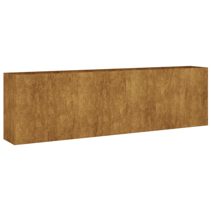 Strat înălțat de grădină, 280x40x80 cm, oțel corten - WALTI WALTI