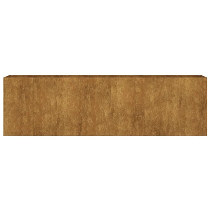 Strat înălțat de grădină, 280x40x80 cm, oțel corten - WALTI WALTI