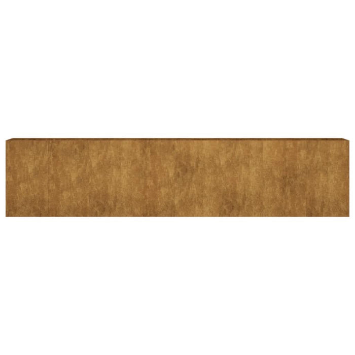 Strat înălțat de grădină, 360x40x80 cm, oțel corten - WALTI WALTI