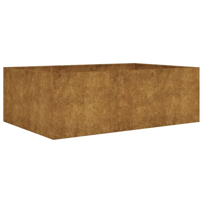 Strat înălțat de grădină, 120x80x40 cm, oțel corten - WALTI WALTI