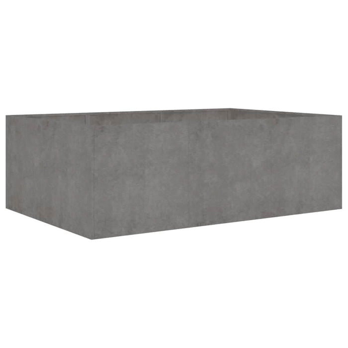 Strat înălțat de grădină, 120x80x40 cm, oțel corten - WALTI WALTI