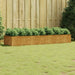 Strat înălțat de grădină, 280x80x40 cm, oțel corten - WALTI WALTI